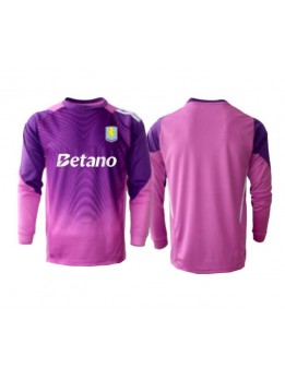 Muži Futbalové oblečenie Aston Villa Brankarsky 2025-26 Dlhy Rukáv - Tretina